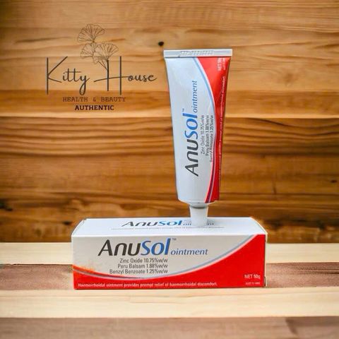 Kem Bôi Dưỡng Da Anusol Ointment 50g - Giảm Đau, Ngứa, Khó Chịu do Trĩ và Kích Ứng, Hàng Úc Chính Hãng