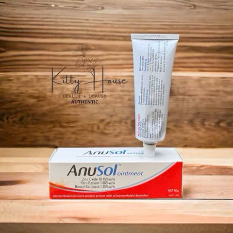 Kem Bôi Dưỡng Da Anusol Ointment 50g - Giảm Đau, Ngứa, Khó Chịu do Trĩ và Kích Ứng, Hàng Úc Chính Hãng