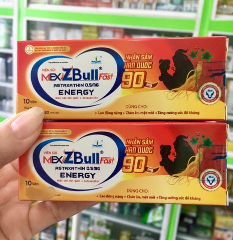 Viên sủi tăng lực ALIFACO Zbull - Hỗ trợ sức khỏe, giảm căng thẳng, 10 viên mới, bổ sung năng lượng hàng ngày