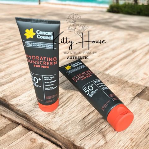 Kem Chống Nắng Dưỡng Ẩm Nam Cancer Council SPF50+ - Kem Chống Tia UV Nhanh Khô, Không Nhờn, 100ml