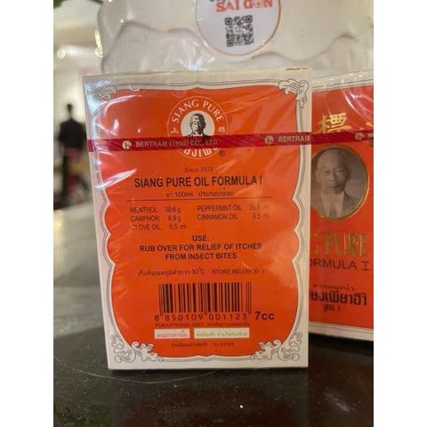 Dầu Gió Thái Lan Siang Pure 7cc - Giảm Đau, Hạ Sốt, Tinh Dầu Xông Phòng Chất Lượng Cao, Thư Giãn Cơ Thể