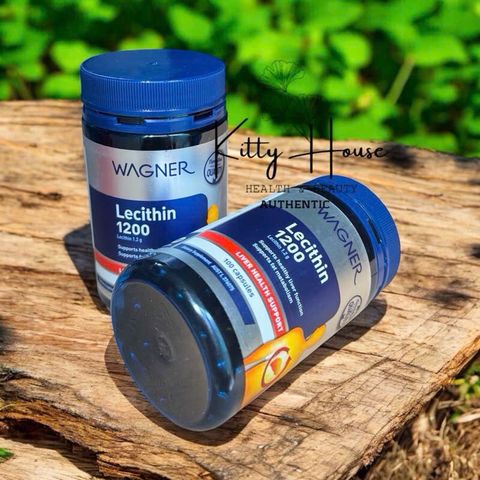 Viên Uống Mầm Đậu Nành Wagner Lecithin 1200mg - Hỗ Trợ Sức Khỏe Tim Mạch, Tiêu Hóa, Gan, 100 Viên