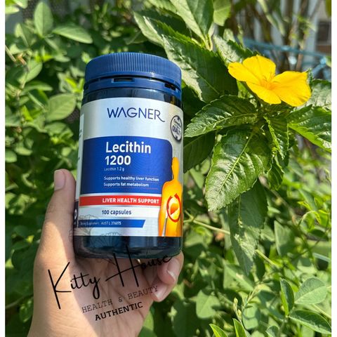 Viên Uống Mầm Đậu Nành Wagner Lecithin 1200mg - Hỗ Trợ Sức Khỏe Tim Mạch, Tiêu Hóa, Gan, 100 Viên