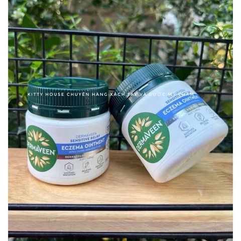 Kem bôi yến mạch Dermaveen 200ml - Hỗ trợ giảm ngứa, nứt nẻ da, điều trị chàm hiệu quả