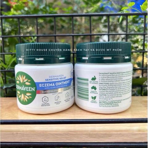 Kem bôi yến mạch Dermaveen 200ml - Hỗ trợ giảm ngứa, nứt nẻ da, điều trị chàm hiệu quả