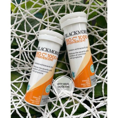 Viên sủi bổ sung vitamin C Blackmores Bio C 1000mg lọ 10 viên