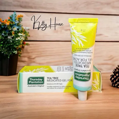 Gel Chấm Mụn Thursday Plantation Tea Tree 25g - Giảm Mụn, Phục Hồi Da, Hỗ Trợ Chăm Sóc Da Nhờ Chiết Xuất Tràm Trà