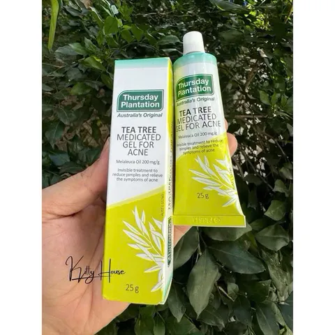 Gel Chấm Mụn Thursday Plantation Tea Tree 25g - Giảm Mụn, Phục Hồi Da, Hỗ Trợ Chăm Sóc Da Nhờ Chiết Xuất Tràm Trà