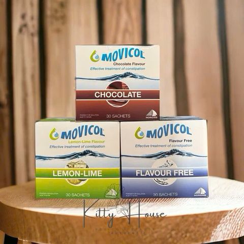 Bột pha Movicol Nhuận Tràng Úc - Hỗ Trợ Táo Bón, Khó Tiêu - Giải Quyết Tắc Nghẽn Phân Hộp 30 Gói