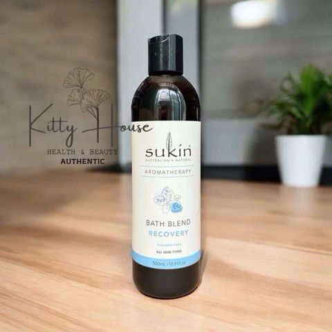 Sữa tắm phục hồi và thư giãn Sukin Aromatherapy Bath Blend chai 500ml