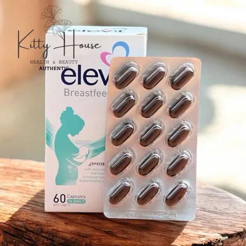 Viên uống Elevit Breasfeeding bổ sung vitamin cho phụ nữ sau sinh hộp 60 viên