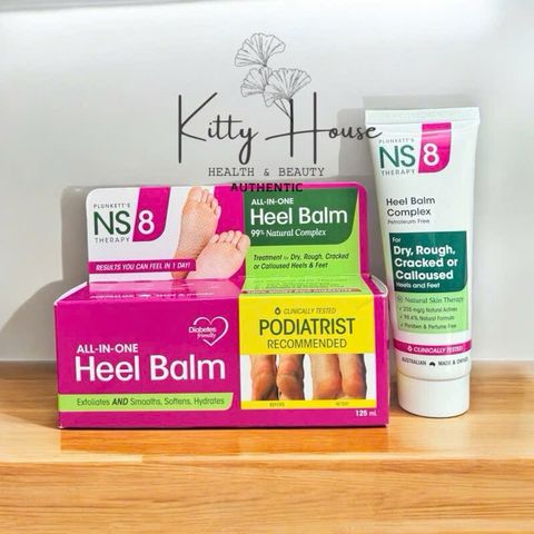 Kem Dưỡng Da Gót Chân Plunkett's NS8 Heel Balm Complex 125ml - Giúp Làm Mềm, Chống Nứt Nẻ, Phù Hợp Với Da Khô Và Da Bệnh Tiểu Đường