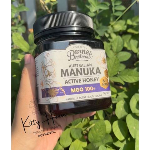 Mật Ong Manuka Health Barnes NPA6+ 1kg - Chất Lượng Úc, Tăng Cường Sức Đề Kháng, Dinh Dưỡng Tự Nhiên cho Người Lớn và Trẻ Em