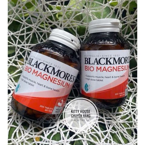 Viên uống bổ sung magie Blackmores Bio Magnesium lọ 200 viên
