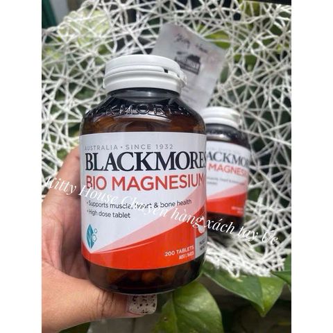 Viên uống bổ sung magie Blackmores Bio Magnesium lọ 200 viên
