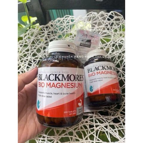 Viên uống bổ sung magie Blackmores Bio Magnesium lọ 200 viên