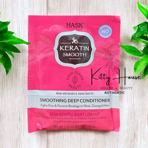 Kem Ủ Tóc Hask Phục Hồi Chuyên Sâu 50ml - Dưỡng Ẩm, Làm Mượt Tóc Khô Hư Tổn, Không Sulfates, Không Parabens