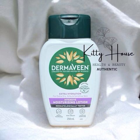 Kem Dưỡng Ẩm Dermaveen 250ml - Lotion Dưỡng Ẩm Sâu, Không Nhờn, Phù Hợp Cho Da Khô và Nhạy Cảm, An Toàn Cho Trẻ Em và Người Lớn