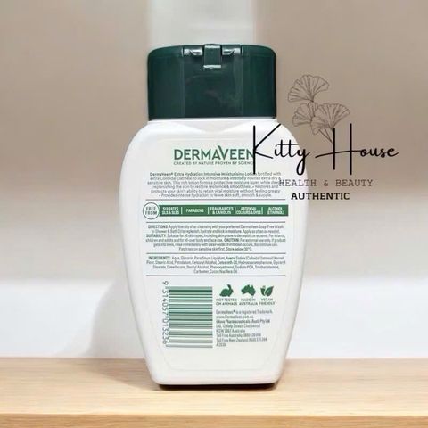 Kem Dưỡng Ẩm Dermaveen 250ml - Lotion Dưỡng Ẩm Sâu, Không Nhờn, Phù Hợp Cho Da Khô và Nhạy Cảm, An Toàn Cho Trẻ Em và Người Lớn