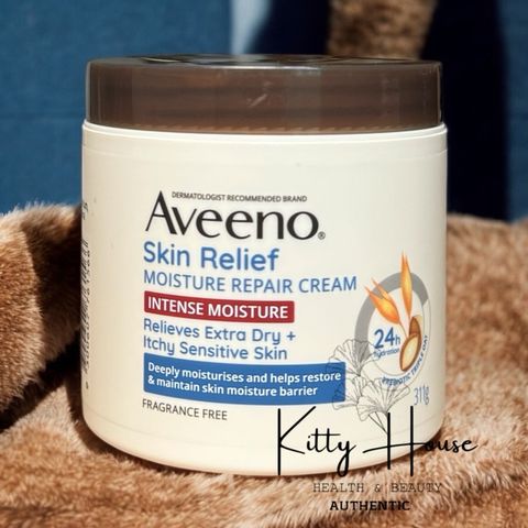 Kem Dưỡng Ẩm Phục Hồi Da Không Mùi Aveeno Skin Relief 311g - Cấp Ẩm Mạnh Mẽ Giúp Duy Trì Da Khỏe Mạnh, Không Gây Mụn