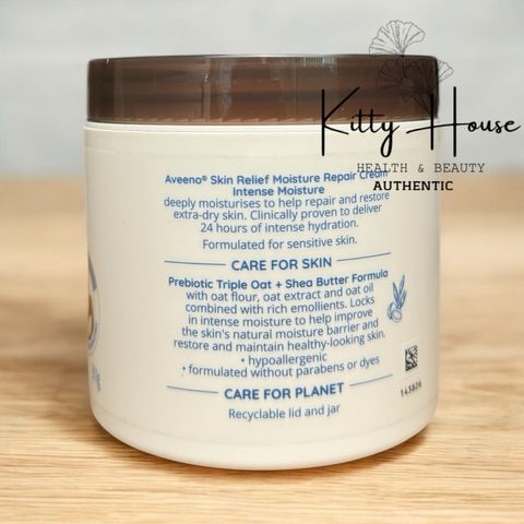 Kem Dưỡng Ẩm Phục Hồi Da Không Mùi Aveeno Skin Relief 311g - Cấp Ẩm Mạnh Mẽ Giúp Duy Trì Da Khỏe Mạnh, Không Gây Mụn