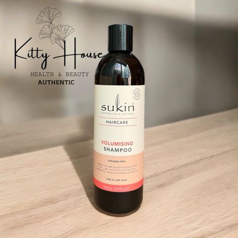 Dầu Gội & Dầu Xả Tăng Độ Phồng Sukin 500ml - Chăm Sóc Tóc Mỏng Yếu, Chiết Xuất Dứa, Xoài, Đu Đủ, Hương Xoài Tự Nhiên