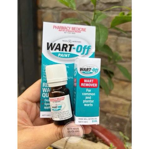 Dung Dịch Chấm Mụn Cóc Wart Off Paint 6ml - Giải Pháp Chăm Sóc Da Hiệu Quả Cho Mụn Cóc, Mụn Cơm, An Toàn và Dễ Dàng Sử Dụng