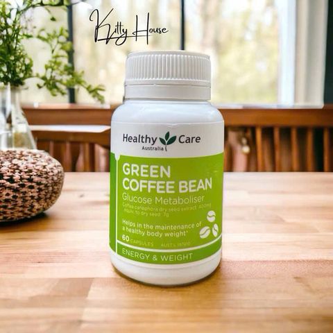 Viên uống hỗ trợ giảm cân Healthy Care Green Coffee Bean lọ 60 viên