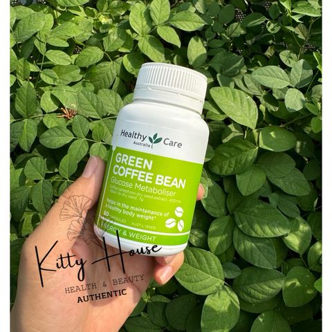 Viên uống hỗ trợ giảm cân Healthy Care Green Coffee Bean lọ 60 viên