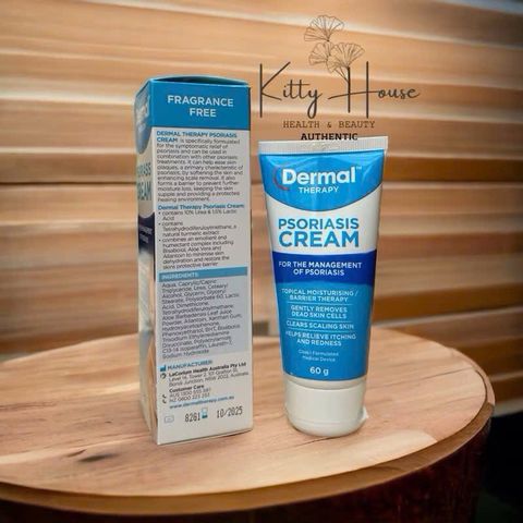 Kem Dermal Therapy Psoriasis 60g - Điều trị và kiểm soát vẩy nến, dưỡng ẩm và giảm ngứa, mẩn đỏ cho da.