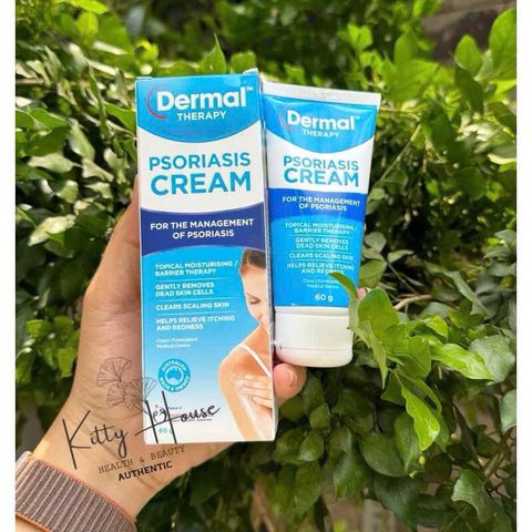 Kem Dermal Therapy Psoriasis 60g - Điều trị và kiểm soát vẩy nến, dưỡng ẩm và giảm ngứa, mẩn đỏ cho da.