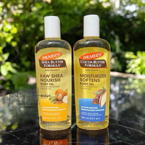 Dầu dưỡng ẩm Palmer's Cocoa và Shea Butter 250ml - Dưỡng ẩm và làm mềm da tự nhiên, an toàn cho mọi loại da