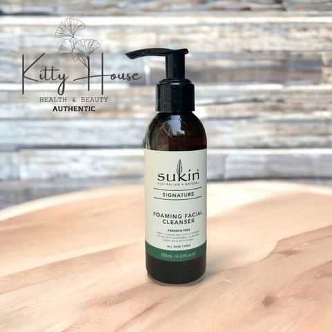 Sữa Rửa Mặt Tạo Bọt Sukin Signature 125ml - Gel Rửa Mặt Cho Da Thường Đến Da Dầu, Làm Sạch Và Dưỡng Ẩm Tươi Mới