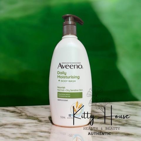Sữa Tắm Dưỡng Ẩm Hằng Ngày Aveeno 1L - Sản Phẩm Rửa Mặt Dịu Nhẹ Cho Da Thường Và Da Nhạy Cảm, Hương Thơm Nhẹ Nhàng