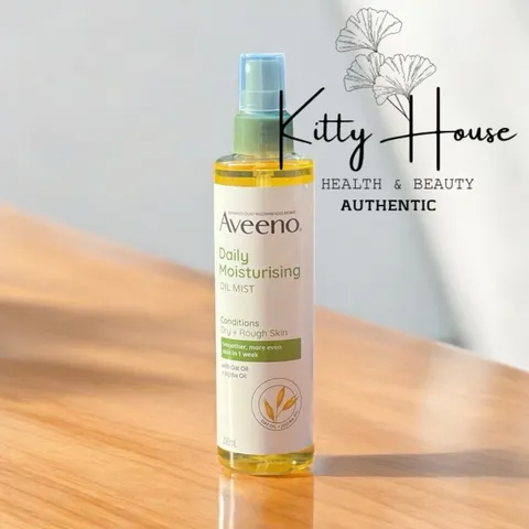 Dầu Dưỡng Da Xịt Aveeno Daily Moisturizing Oil Mist 200ml - Chăm Sóc Da Khô Nhạy Cảm với Dầu Jojoba và Yến Mạch