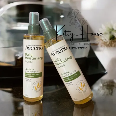 Dầu Dưỡng Da Xịt Aveeno Daily Moisturizing Oil Mist 200ml - Chăm Sóc Da Khô Nhạy Cảm với Dầu Jojoba và Yến Mạch