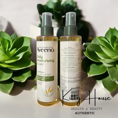 Dầu Dưỡng Da Xịt Aveeno Daily Moisturizing Oil Mist 200ml - Chăm Sóc Da Khô Nhạy Cảm với Dầu Jojoba và Yến Mạch