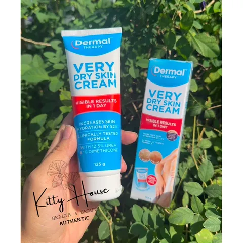 Kem Dưỡng Ẩm Deermal Very Dry Skin Cream 125g - Kem Đặc Dành Cho Da Khô, Cung Cấp Độ Ẩm Tối Ưu, Chứa Urea & Dimethicone