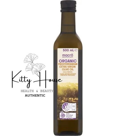 Dầu Olive nguyên chất Macro Organic Extra Virgin chai 500ml