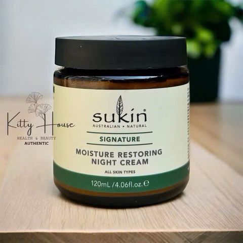 Kem Dưỡng Ẩm Phục Hồi Da Ban Đêm Sukin 120ml - Chiết Xuất Tự Nhiên, Không Paraben