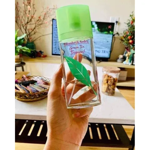 Nước hoa nữ Elizabeth Arden Green Tea Tropical EDT 100ml - Hương trái vải tươi mát, ngọt ngào, phong cách thư giãn cho hàng ngày