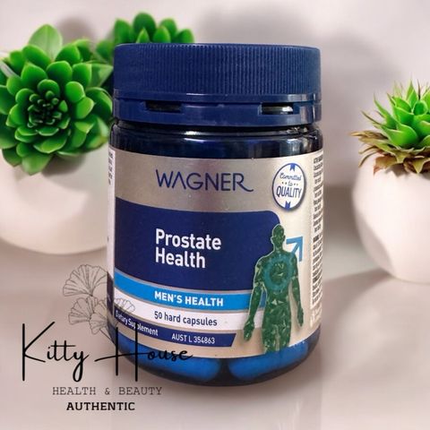 Viên Uống Hỗ Trợ Tuyến Tiền Liệt Wagner Prostate Health 50 Viên - Chứa Saw Palmetto, Kẽm, Selen, Hỗ Trợ Sức Khỏe Nam Giới