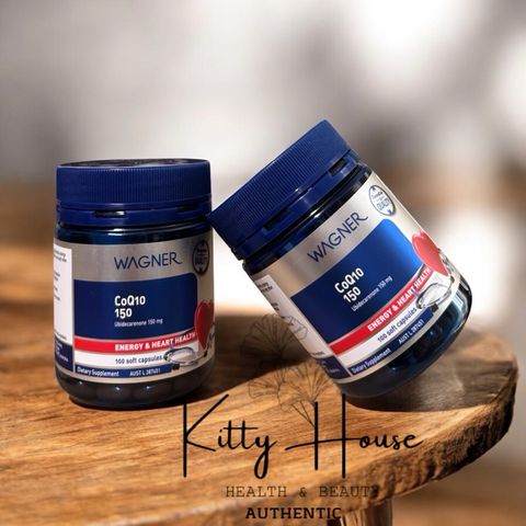 Viên uống hỗ trợ tim mạch Wagner CoQ10 150mg - Bổ sung năng lượng và bảo vệ sức khỏe tim mạch - Lọ 100 viên chất lượng cao