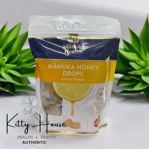 Kẹo Ngậm Mật Ong Manuka Health MGO 400+ Propolis & Chanh - Tăng Cường Miễn Dịch, Giảm Ho, Hỗ Trợ Sức Khỏe, Túi 58 Viên 250g