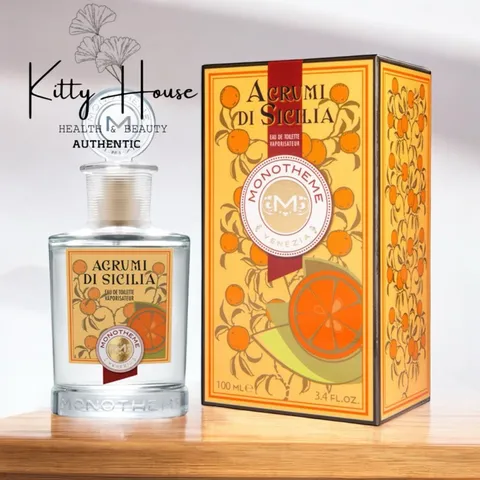 Nước Hoa Unisex Monotheme Agrumi Di Sicilia 100ml - Hương Cam Quýt Tươi Mát, Phong Cách Ý Thanh Lịch, Quà Tặng Đặc Biệt