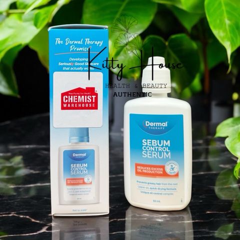 Serum kiểm soát bã nhờn Dermal Therapy 60ml - Giảm dầu thừa, cân bằng da, hỗ trợ tóc và da đầu khỏe mạnh