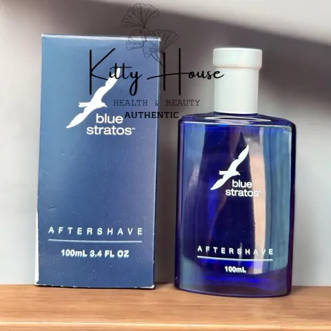 Nước Hoa Nam Blue Stratos Aftershave 100ml - Hương Cam Chanh Tươi Mát, Lưu Hương Lâu, Phù Hợp Ngày và Đêm