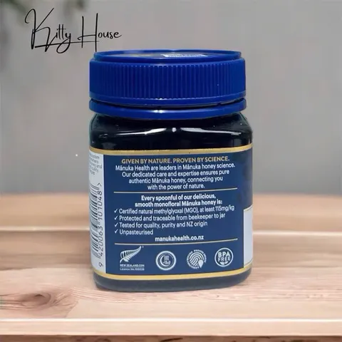 Mật ong Manuka Health Mgo 115+ lọ 250g chuẩn Úc