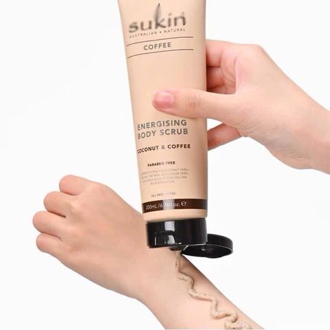 Tẩy tế bào chết Body Sukin Energisinh Body Scrub With Coffee & Coconut 200ml