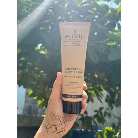 Tẩy tế bào chết Body Sukin Energisinh Body Scrub With Coffee & Coconut 200ml